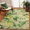 The Rug Department Liora Manne Capri Palm Leaf Indoor Outdoor Area Rug Green